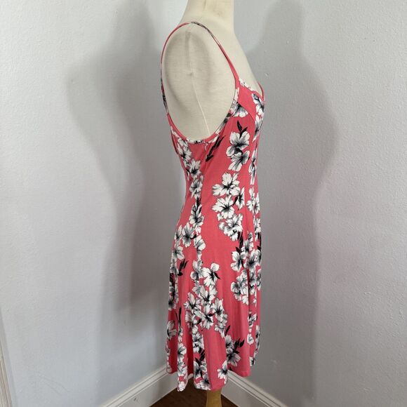 Hollister Mini Dress Womens Small Floral Babydoll Cottagecore 90s Y2K - Picture 3 of 9